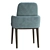 Sleek Belinda Armchair: Modern Italian Design 3D model small image 3