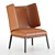 Elegant High-Back Armchair: File 3dsmax 2014 3D model small image 1