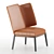 Elegant High-Back Armchair: File 3dsmax 2014 3D model small image 3