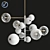 Elegant Silver Chandelier ARGENTO S 3D model small image 2