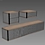 Versatile Wall Pedestal Set 3D model small image 2