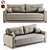 Elegant Comfort: Fabius Sofa 3D model small image 1