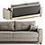 Elegant Comfort: Fabius Sofa 3D model small image 2