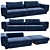 Luxurious Visionnaire Sofa Douglas 3D model small image 1