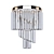 Luxury Gold Crystal Wall Sconce 3D model small image 2