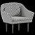 Sleek Modern Armchair 3D model small image 2