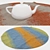 Versatile Round Carpets Set 3D model small image 3