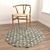 Round Carpet Set: Versatile and Realistic 3D model small image 4