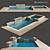 Professional 3D Pool Design Bundle 3D model small image 1