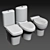 Modern Toilet Bowls with Realistic 3D Models 3D model small image 8