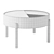 Elegant Oak Arc Coffee Table 3D model small image 5