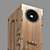 Vintage Wooden Speaker 3D model small image 2
