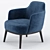 Elegant Lucylle Armchair by Lema 3D model small image 2