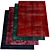 Elegant Contemporary Carpets: Four Designs 3D model small image 1