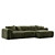 Felis Glove Modular Sofa - Stylish and Versatile Couch 3D model small image 2