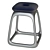 Elegant Modern Stool 3D model small image 1