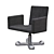 Elegant Desk Chair: Sottsass-King Collaboration 3D model small image 5