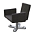 Elegant Desk Chair: Sottsass-King Collaboration 3D model small image 7