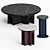 Arch-inspired Small Tables 3D model small image 1