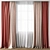 Exquisite Curtain Model: 3DS Max & OBJ 3D model small image 1