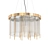 Modern Brass Ring Pendant Chandelier 3D model small image 1