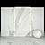 Elegant Afyon White Marble Collection 3D model small image 1