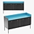 Modern Black Chest of Drawers 3D model small image 1