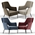 Elegant and Comfortable Joyce Armchair 3D model small image 2