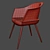 Cozy Relaxation: Leisure Chair 3D model small image 3