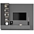 Minimalist TV Wall Unit 3D model small image 1