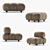 Versatile Comfort: B&B Camaleonda Sofa 3D model small image 4