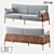 Modern Loft Sofa with Luxurious Design 3D model small image 1