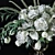 Elegant Floral Arrangement: Grand Bouquet 3D model small image 2
