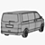 VW Multivan T5: Spacious 7-Seater Van 3D model small image 4