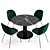 Beetle Dining Set: Stylish, Versatile & Functional 3D model small image 8