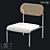 Rattan Metal Armchair: LoftDesign 35721 Model 3D model small image 1