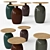 Gloster Blow Tabble: Modern Side Tables 3D model small image 1