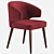 Elegant Minotti Aston Dining Chair 3D model small image 1