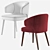 Elegant Minotti Aston Dining Chair 3D model small image 5
