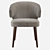 Elegant Minotti Aston Dining Chair 3D model small image 11