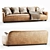 Orca 5-Piece Sofa - Modern Design 3D model small image 1