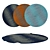 Round Carpets Set: Versatile and Realistic 3D model small image 1