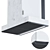 Elica Haiku 600: Powerful Wall-mounted Extractor 3D model small image 2