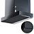 Elica Haiku 600: Powerful Wall-mounted Extractor 3D model small image 4