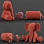 Furry Toy Set: Endless Fun! 3D model small image 5