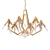 Elton Postmodern Designer Chandelier 3D model small image 1
