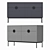 Stylish UNO Chest of Drawers: 140x81x42 cm 3D model small image 2