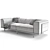 Contemporary Comfort: Okha Big Easy Sofa 3D model small image 1