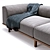 Contemporary Comfort: Okha Big Easy Sofa 3D model small image 3