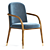 Elegant Stul Lise Armchair: Ulivi Salotti 3D model small image 1